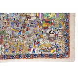 Mi Pueblo / Amate Paper Mexican Folk Art Painting Frame