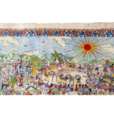 Mi Pueblo / Amate Paper Mexican Folk Art Painting Frame