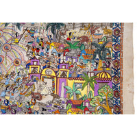 Mi Pueblo / Amate Paper Mexican Folk Art Painting Frame