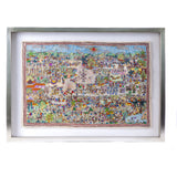 Independencia de Mexico / Amate Paper Mexican Folk Art Painting Frame