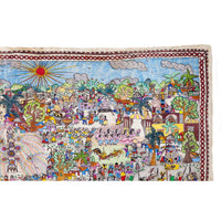 Independencia de Mexico / Amate Paper Mexican Folk Art Painting Frame