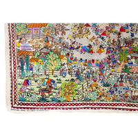 Independencia de Mexico / Amate Paper Mexican Folk Art Painting Frame