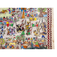Independencia de Mexico / Amate Paper Mexican Folk Art Painting Frame