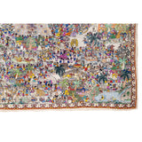 Fiesta en Xalitla / Amate Paper Mexican Folk Art Painting Frame