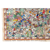 Fiesta en Xalitla / Amate Paper Mexican Folk Art Painting Frame