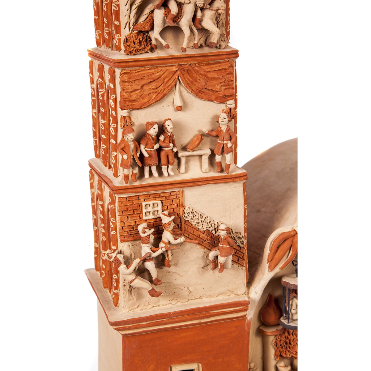 Iglesia Independencia de Mexico / Ceramics Mexican Folk Art Clay