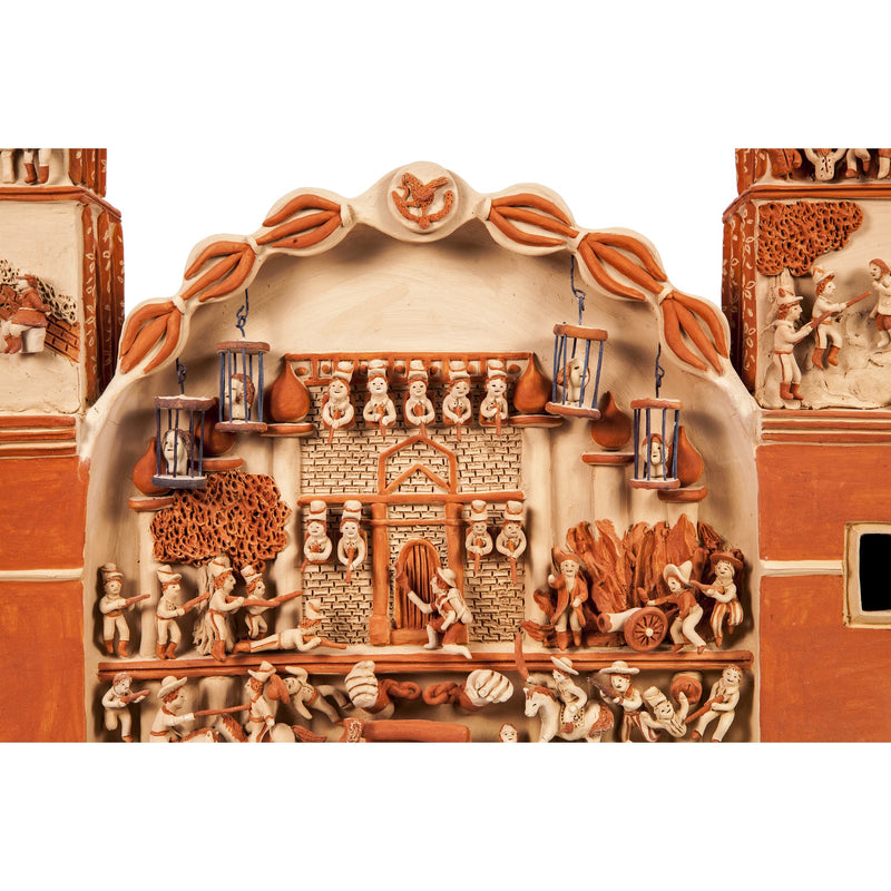Iglesia Independencia de Mexico / Ceramics Mexican Folk Art Clay