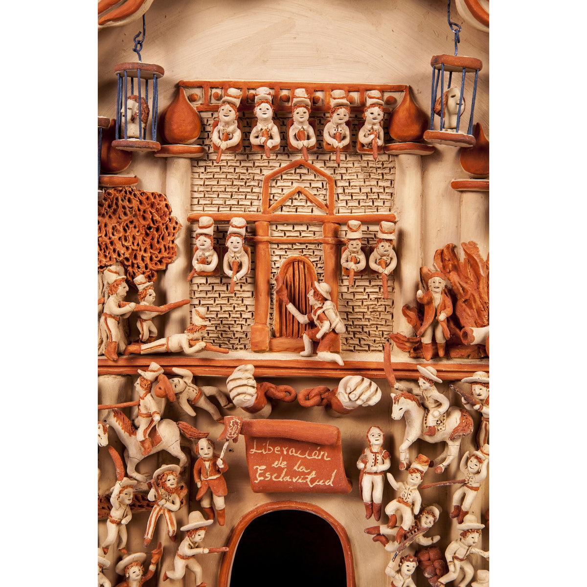 Iglesia Independencia de Mexico / Ceramics Mexican Folk Art Clay