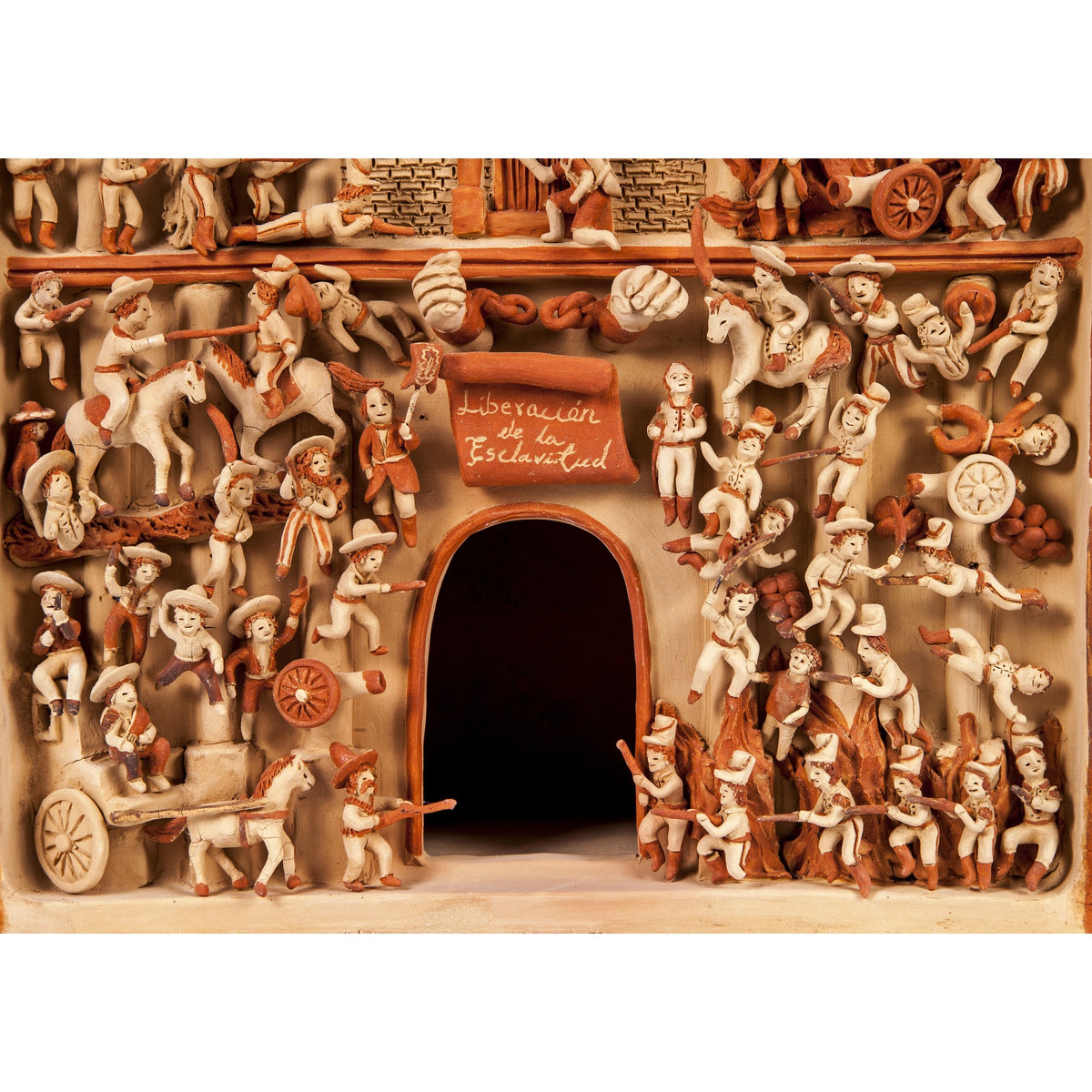 Iglesia Independencia de Mexico / Ceramics Mexican Folk Art Clay