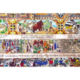 La Historia de Mexico / Mexican Folk Art Featherwork and Inlay Nacre Frame