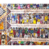 La Historia de Mexico / Mexican Folk Art Featherwork and Inlay Nacre Frame