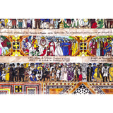 La Historia de Mexico / Mexican Folk Art Featherwork and Inlay Nacre Frame