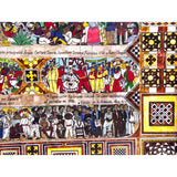 La Historia de Mexico / Mexican Folk Art Featherwork and Inlay Nacre Frame