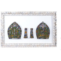 La Mitra / Mexican Folk Art Featherwork Frame