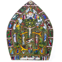 La Mitra / Mexican Folk Art Featherwork Frame