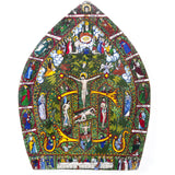 La Mitra / Mexican Folk Art Featherwork Frame