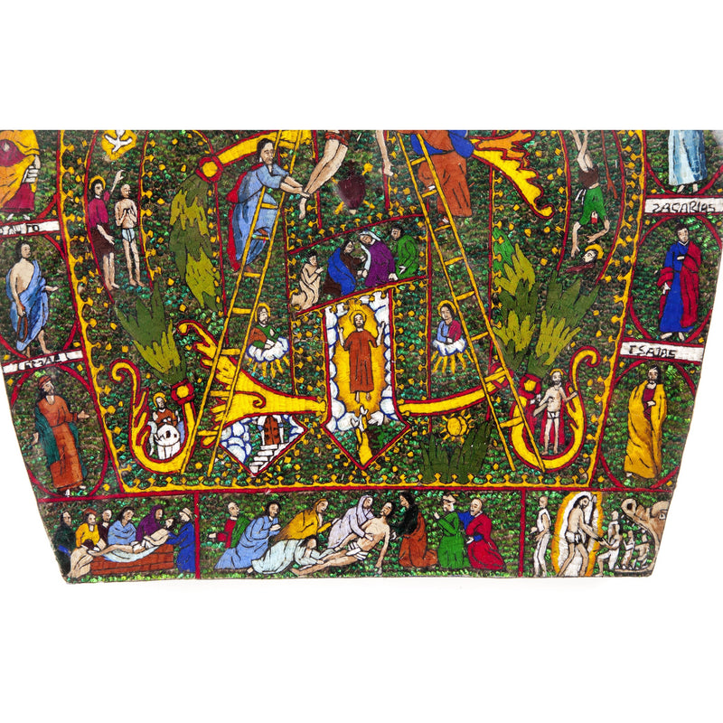 La Mitra / Mexican Folk Art Featherwork Frame