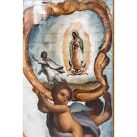 Virgen de Guadalupe Colonial en Concha / Mexican Folk Art Inlay Nacre Frame