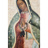 Virgen de Guadalupe Colonial en Concha / Mexican Folk Art Inlay Nacre Frame