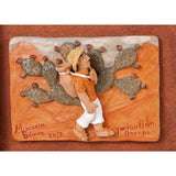 Historia de mi pueblo / Ceramics Mexican Folk Art Clay Frame