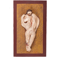 Angel Caido / Ceramics Mexican Folk Art Clay Frame