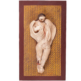 Angel Caido / Ceramics Mexican Folk Art Clay Frame