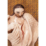 Angel Caido / Ceramics Mexican Folk Art Clay Frame