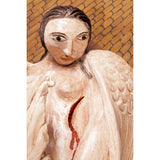 Angel Caido / Ceramics Mexican Folk Art Clay Frame