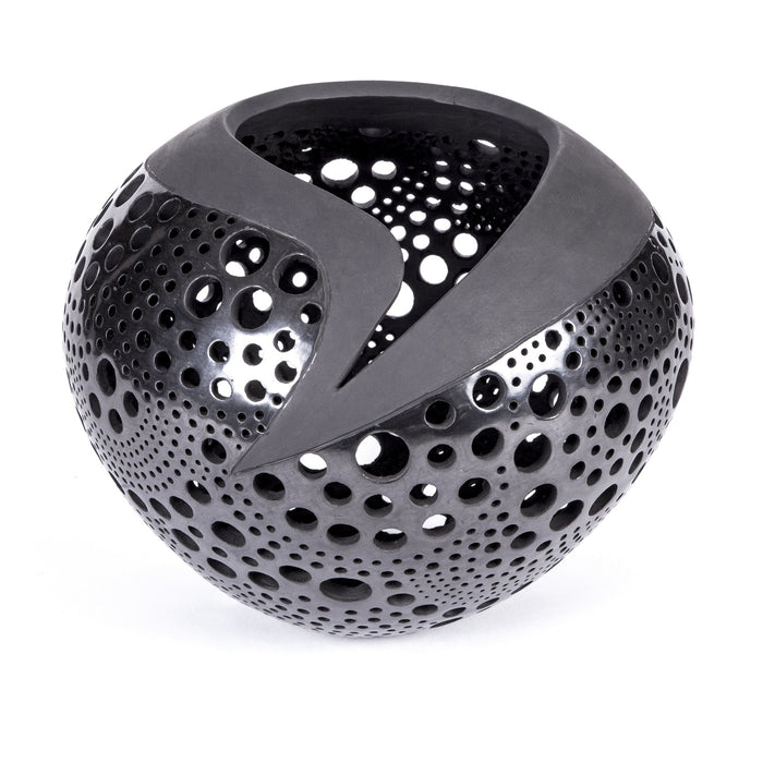 Circulos / Ceramics Black Clay Mexican Folk Art