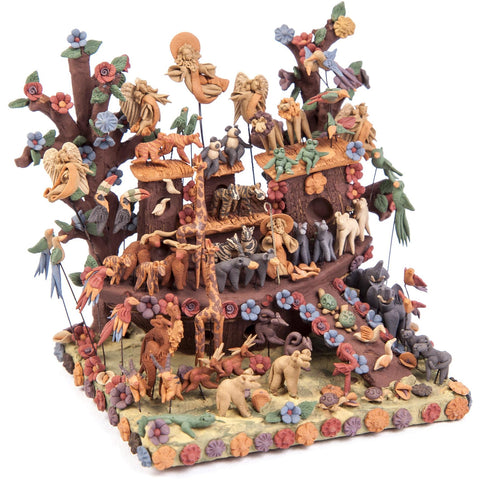 Arca de Noe / Ceramics Mexican Folk Art Miniature