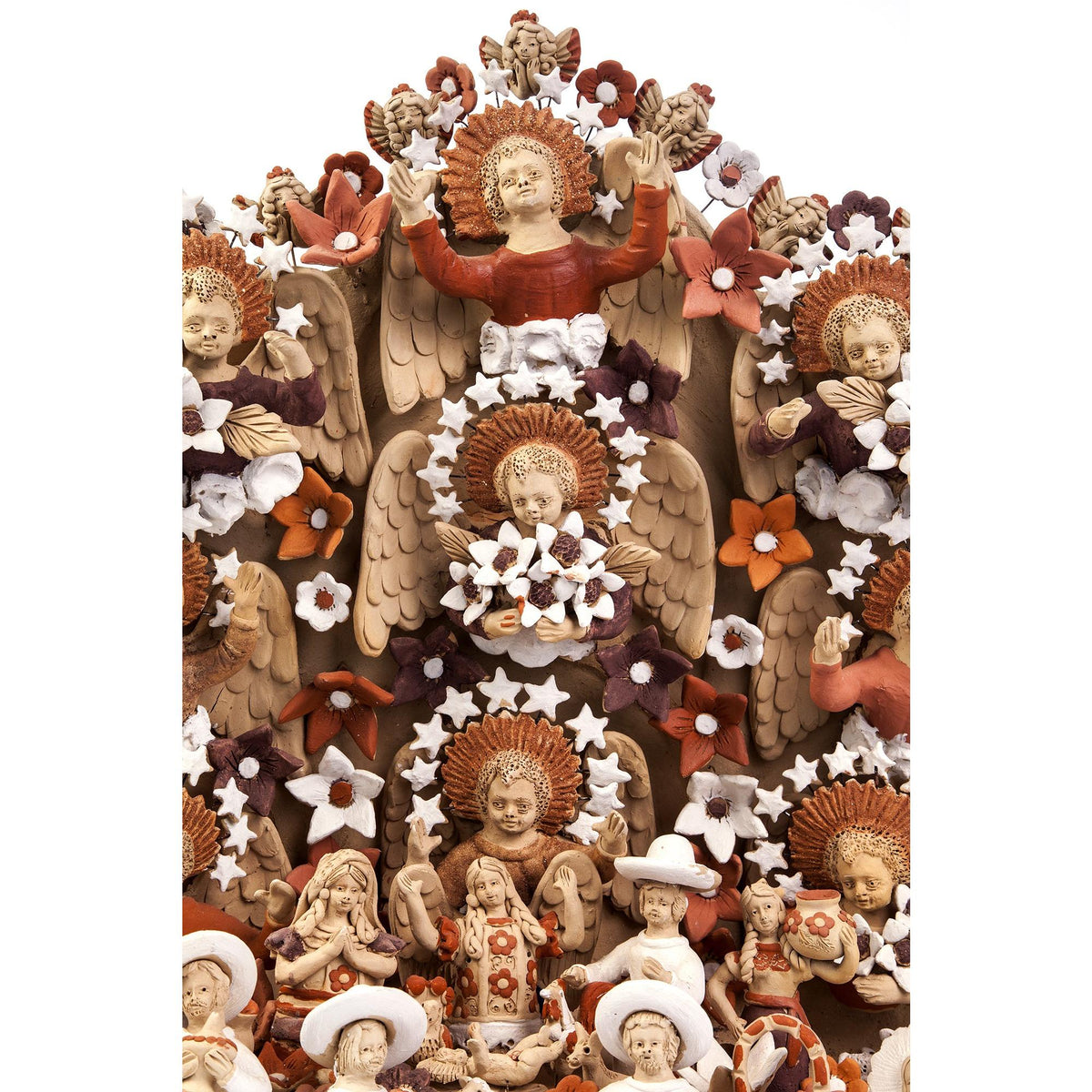 Nacimiento Tehuano / Ceramics Mexican Folk Art Clay Nativity