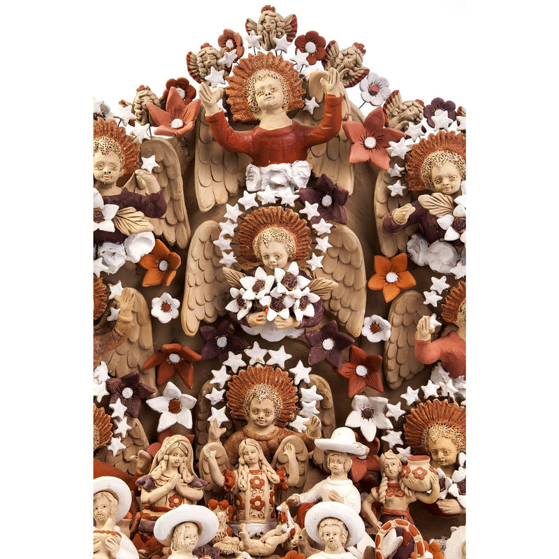 Nacimiento Tehuano / Ceramics Mexican Folk Art Clay Nativity