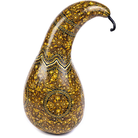 Costurero con forma de Garza / Lacquer Mexican Folk Art