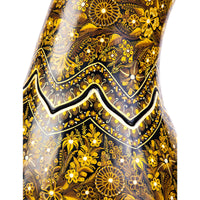 Costurero con forma de Garza / Lacquer Mexican Folk Art