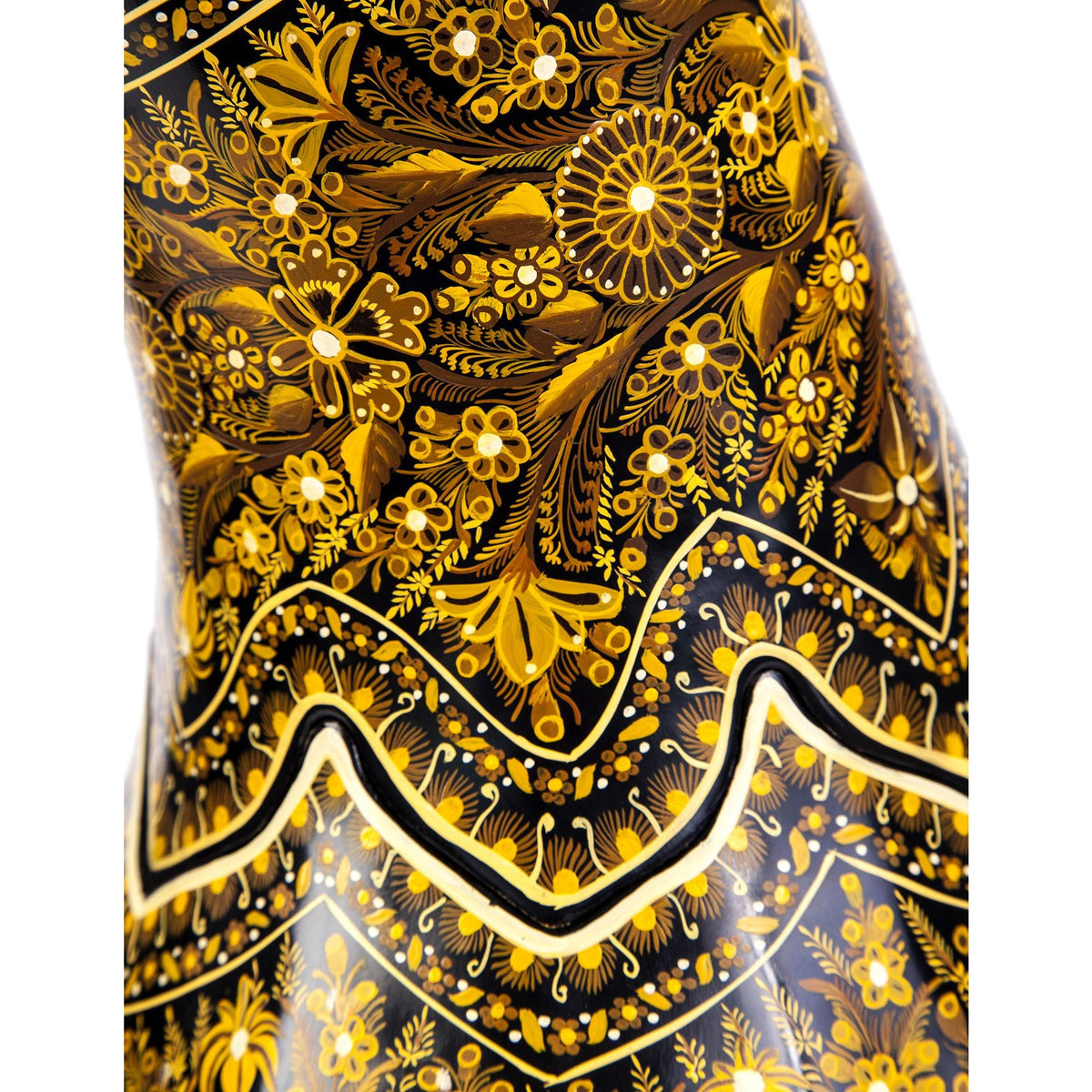 Costurero con forma de Garza / Lacquer Mexican Folk Art