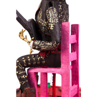 El Mariachi / Mexican Mechanical Folk Art Carton Sculpture