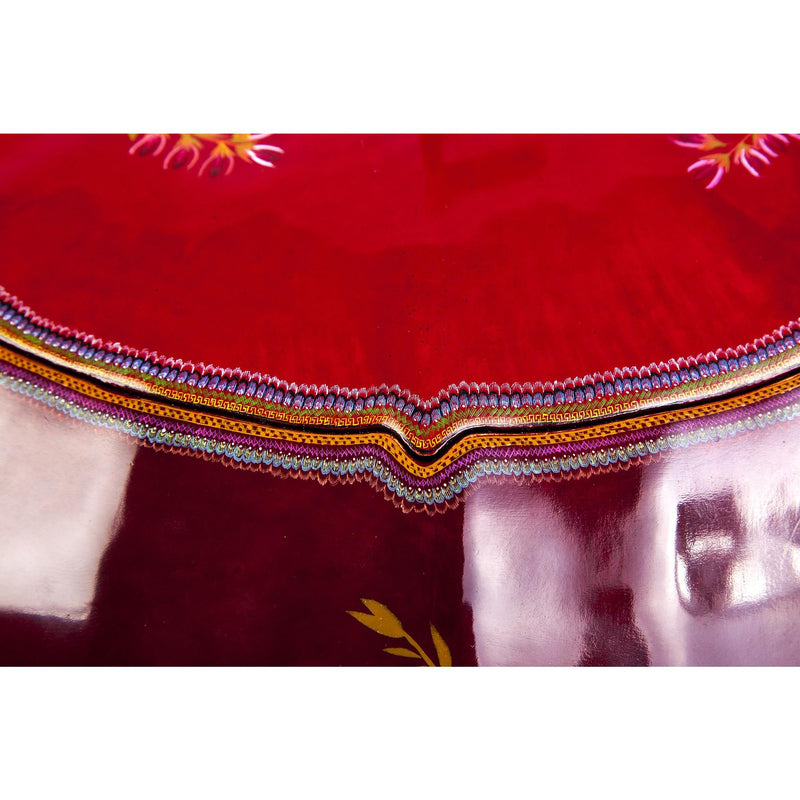 Costurero Vino / Lacquer Mexican Folk Art