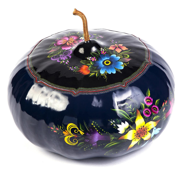 Costurero Azul / Lacquer Mexican Folk Art