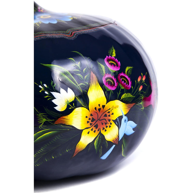 Costurero Azul / Lacquer Mexican Folk Art