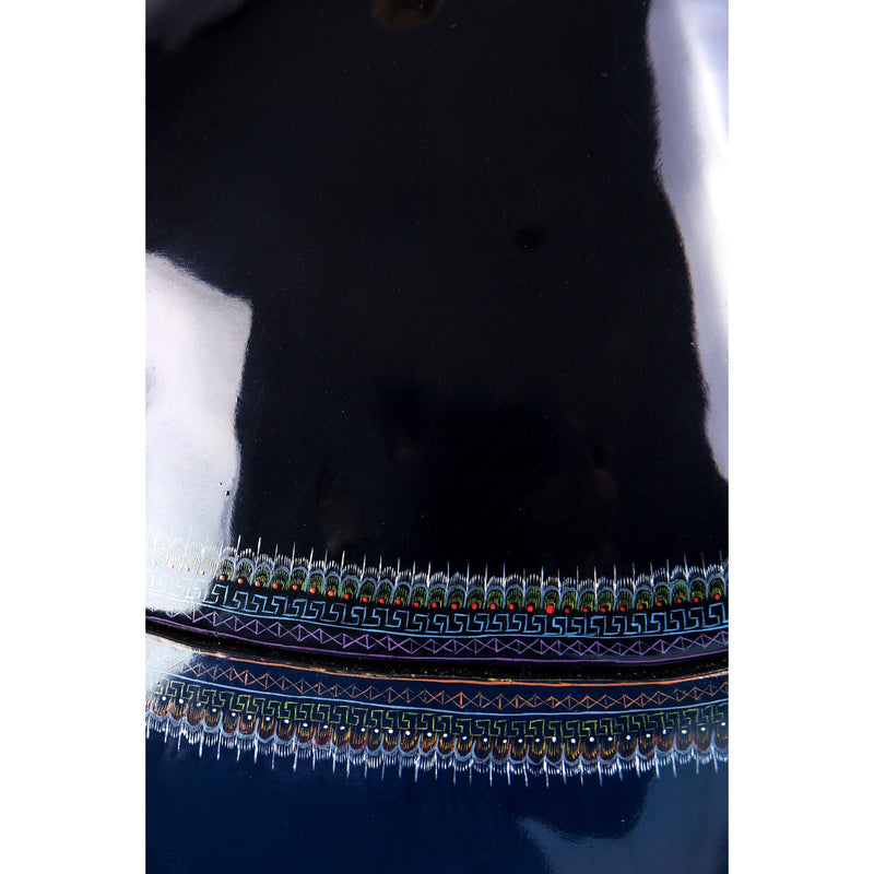 Costurero con Tapa Azul / Lacquer Mexican Folk Art