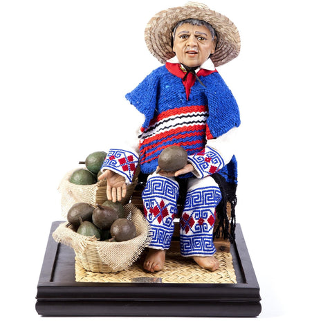 Aguacatero / Wax Sculpture Mexican Folk Art