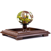 Huevo Avestruz Mariposa Monarca / Mexican Folk Art Featherwork