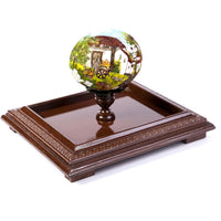 Huevo Avestruz Mariposa Monarca / Mexican Folk Art Featherwork