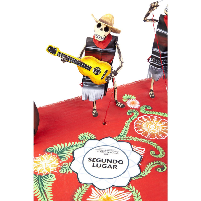 Juego de la Piñata / Mexican Mechanical Folk Art Carton Sculpture