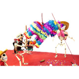 Piñata en mi Pueblo / Mexican Mechanical Folk Art Carton Sculpture