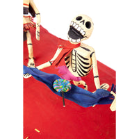 Piñata en mi Pueblo / Mexican Mechanical Folk Art Carton Sculpture
