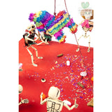 Piñata en mi Pueblo / Mexican Mechanical Folk Art Carton Sculpture