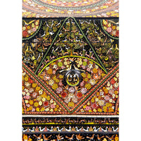 Baul Alhajero / Woodcarving Lacquer Mexican Folk Art