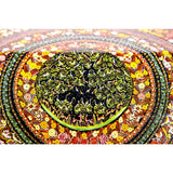 Baul Alhajero / Woodcarving Lacquer Mexican Folk Art