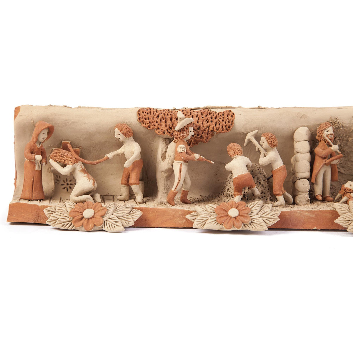 Revelacion de los Derechos Humanos / Ceramics Mexican Folk Art Clay